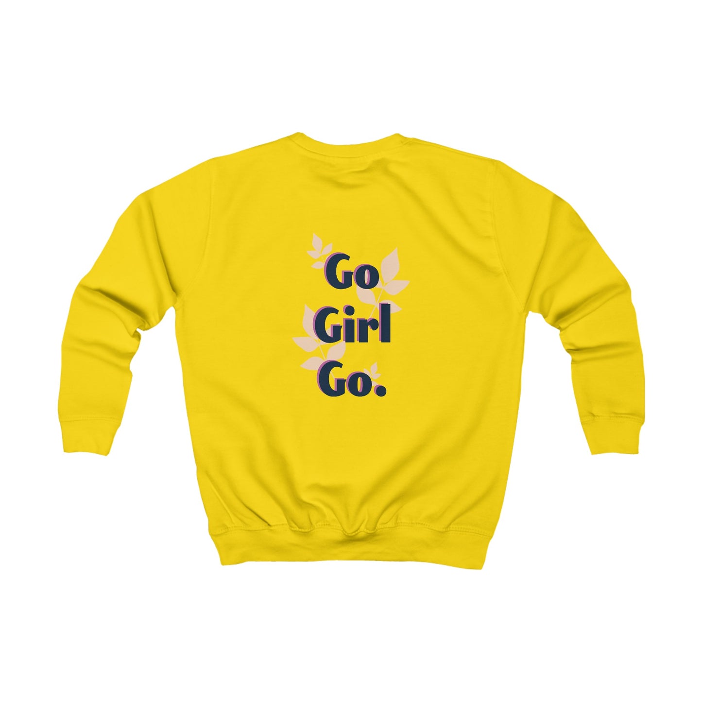 Girls Sweatshirt (Printed Font/Back)