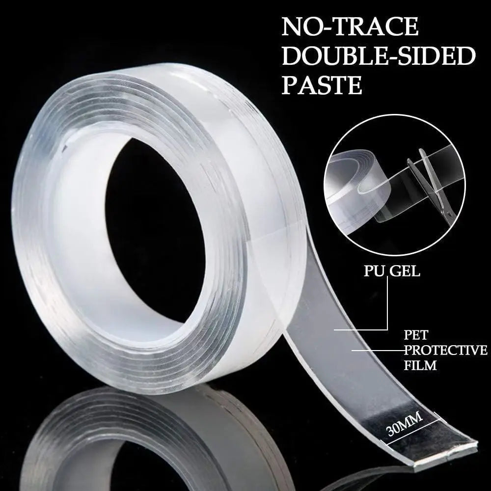 1/3/5m Nano Tape Double-Sided Adhesive Tape Traceless Waterproof Tape For House